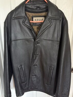 Vintage Men M. Julian Wilson leather jacket